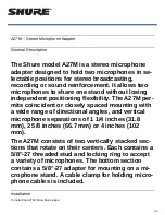 Shure A27M Quick Start Manual preview