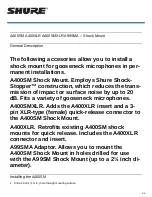 Preview for 1 page of Shure A400SM Quick Start Manual