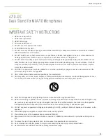 Preview for 3 page of Shure A710-DS Manual