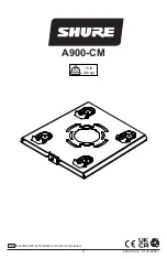 Shure A900-CM Manual preview