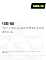 Shure A900-GM Quick Start Manual preview