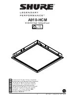 Preview for 1 page of Shure A910-HCM Manual