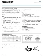 Preview for 1 page of Shure AD4Q Manual