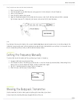 Preview for 13 page of Shure ADX1-G56 Manual