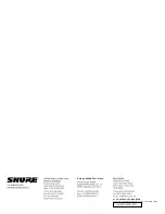 Preview for 44 page of Shure ADX1M User Manual