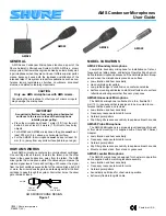 Preview for 1 page of Shure AMS22 User Manual