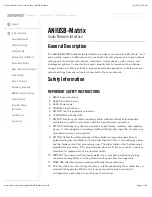 Shure ANIUSB-Matrix User Manual preview