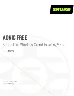 Предварительный просмотр 1 страницы Shure AONIC FREE User Manual