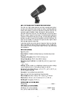 Preview for 12 page of Shure AXS 1 User Manual