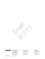 Preview for 8 page of Shure AXT210 Manual