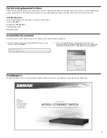 Preview for 47 page of Shure AXT620 Instructions Manual