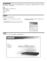 Preview for 65 page of Shure AXT620 Instructions Manual