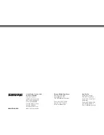 Preview for 8 page of Shure BETA 98AMP Manual