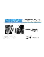 Предварительный просмотр 1 страницы Shure Beta 98C (German) Benutzerhandbuch