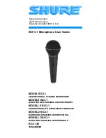 Preview for 1 page of Shure BG 3.1 User Manual