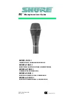 Preview for 1 page of Shure BG5.1 User Manual