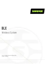 Shure BLX288/B58 Online User'S Manual preview