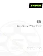 Preview for 1 page of Shure BT1 Series Manual