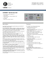 Shure CM 6680 F Datasheet предпросмотр