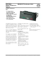 Shure DM 6501F Datasheet предпросмотр