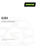 Предварительный просмотр 1 страницы Shure GLXD14 User Manual