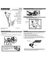 Preview for 1 page of Shure I2c-m User Manual