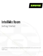 Shure IntelliMix Room Manual preview