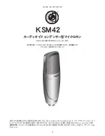 Preview for 43 page of Shure KSM42 User Manual