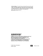 Preview for 12 page of Shure KSM44 User Manual