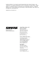 Предварительный просмотр 10 страницы Shure KSM44A User Manual