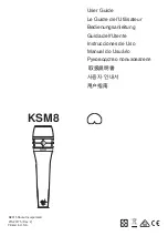 Предварительный просмотр 1 страницы Shure KSM8 Dualdyne User Manual