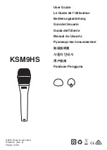 Shure KSM9 User Manual preview