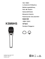 Preview for 1 page of Shure KSM9HS User Manual