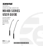 Preview for 1 page of Shure Legendary Performance MX412 User Manual