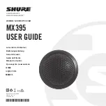 Shure Microflex MX395 User Manual preview