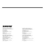 Предварительный просмотр 24 страницы Shure Microflex MX400SE Series Manual