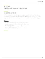 Preview for 3 page of Shure Microflex MX415DUAL User Manual