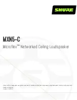 Предварительный просмотр 1 страницы Shure Microflex MXN5-C User Manual