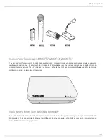 Preview for 8 page of Shure Microflex MXWANI4 User Manual