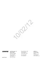 Preview for 48 page of Shure MICROFLEX SERIES Manual