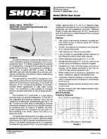 Предварительный просмотр 1 страницы Shure Microflex SM102 User Manual