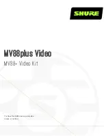 Предварительный просмотр 1 страницы Shure MV88+ User Manual