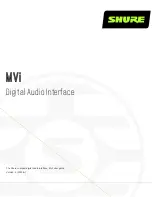 Preview for 1 page of Shure MVI User Manual
