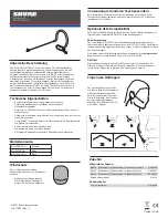 Preview for 5 page of Shure MX153 User Manual