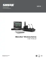 Предварительный просмотр 1 страницы Shure MXW Series User Manual