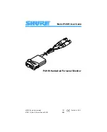 Предварительный просмотр 1 страницы Shure P4HW User Manual
