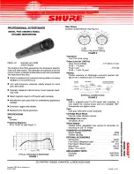 Shure PE65 Series Manual preview