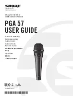 Предварительный просмотр 1 страницы Shure PG ALTA PGA 57 User Manual