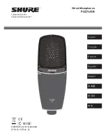 Предварительный просмотр 1 страницы Shure PG27-USB Quick Manual