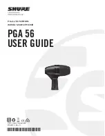 Предварительный просмотр 1 страницы Shure PGA 56 User Manual